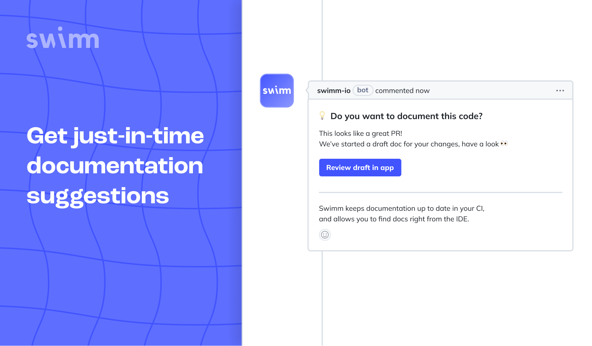 Swimm Documentation screenshot