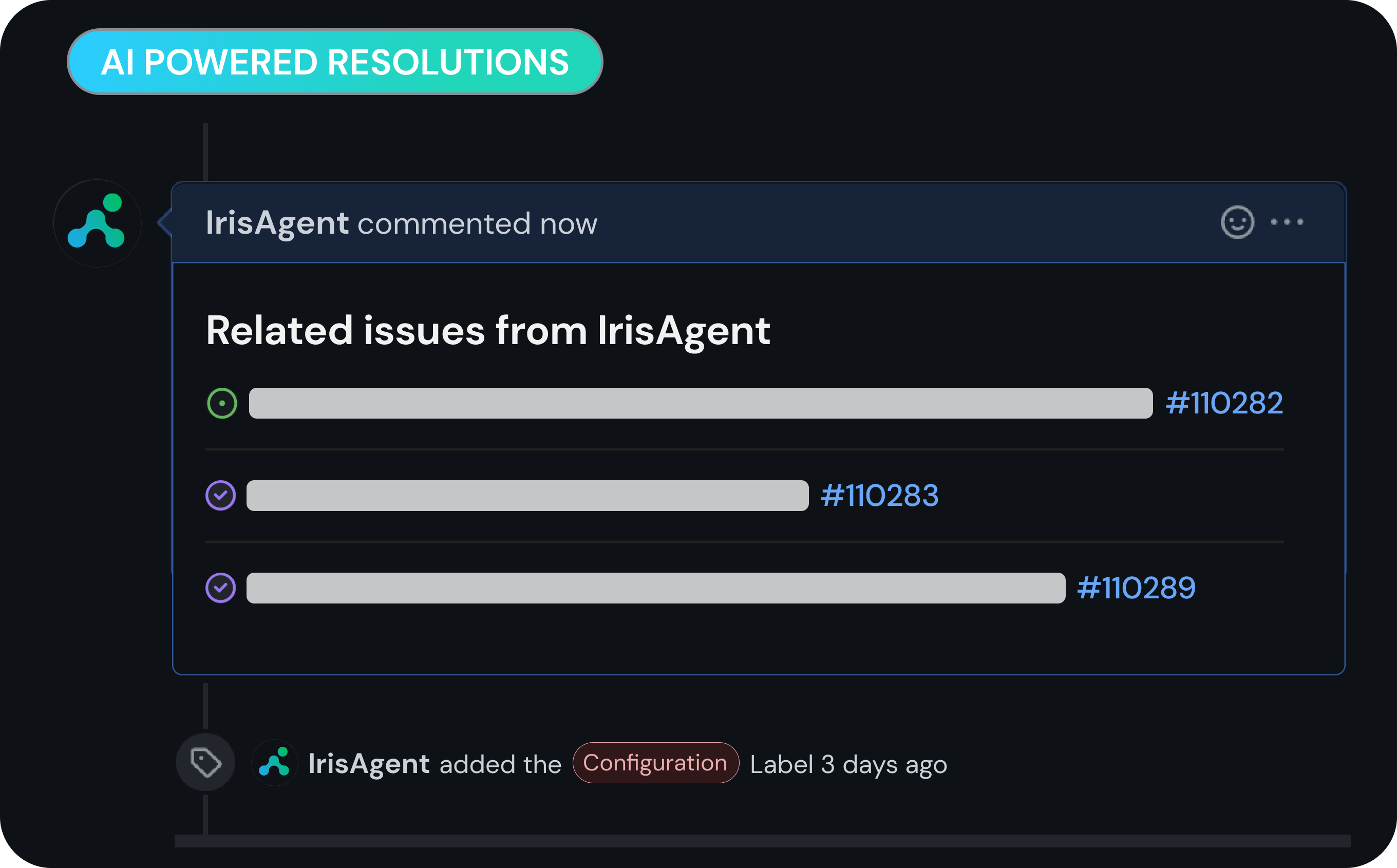 IrisAgent screenshot
