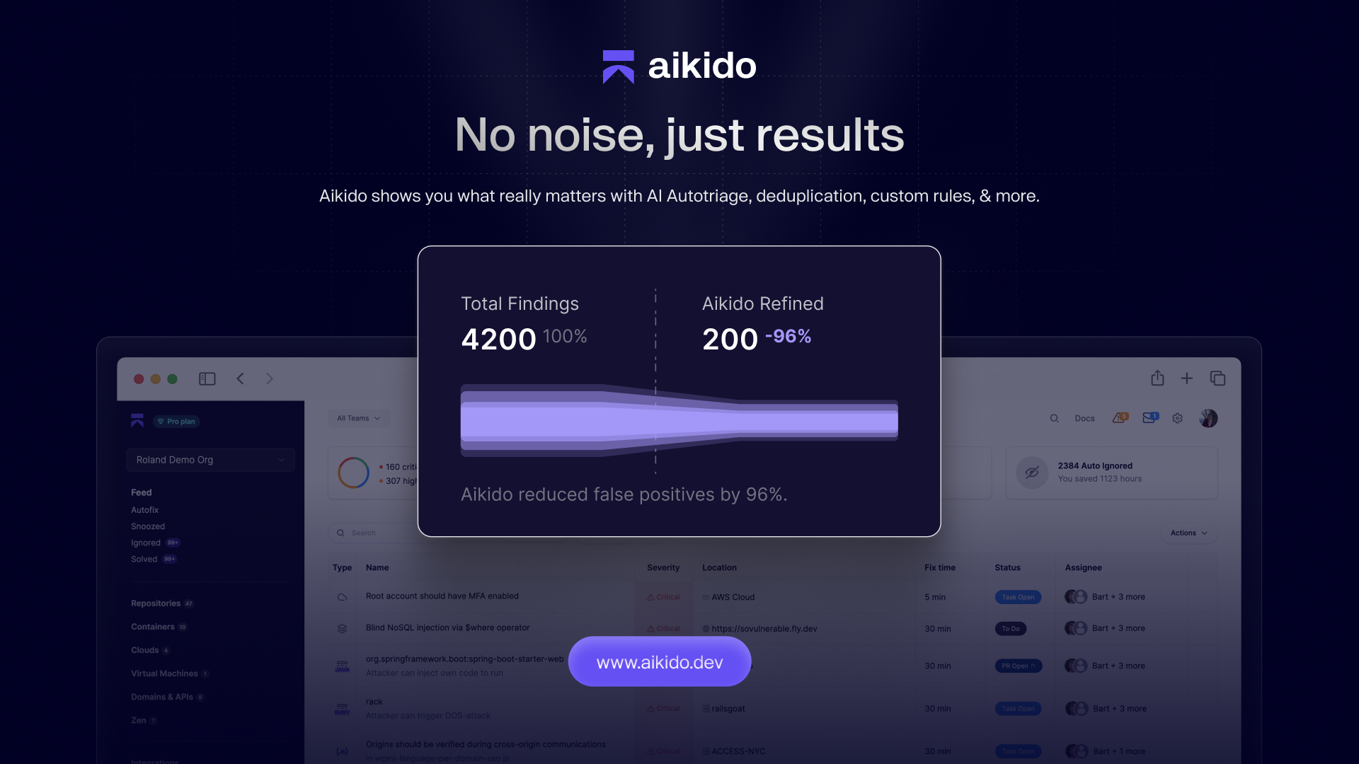 Aikido Security screenshot