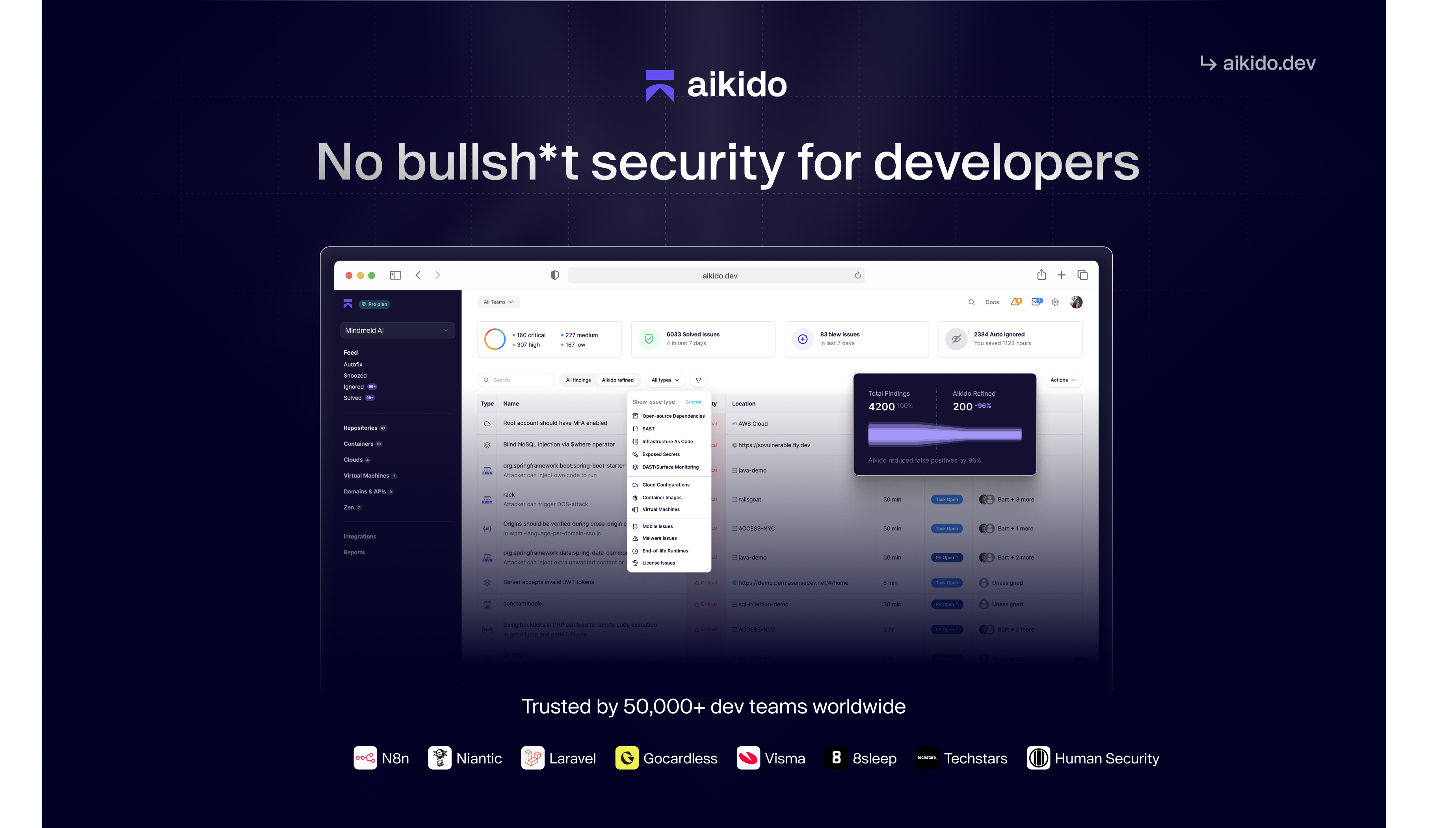 Aikido Security screenshot