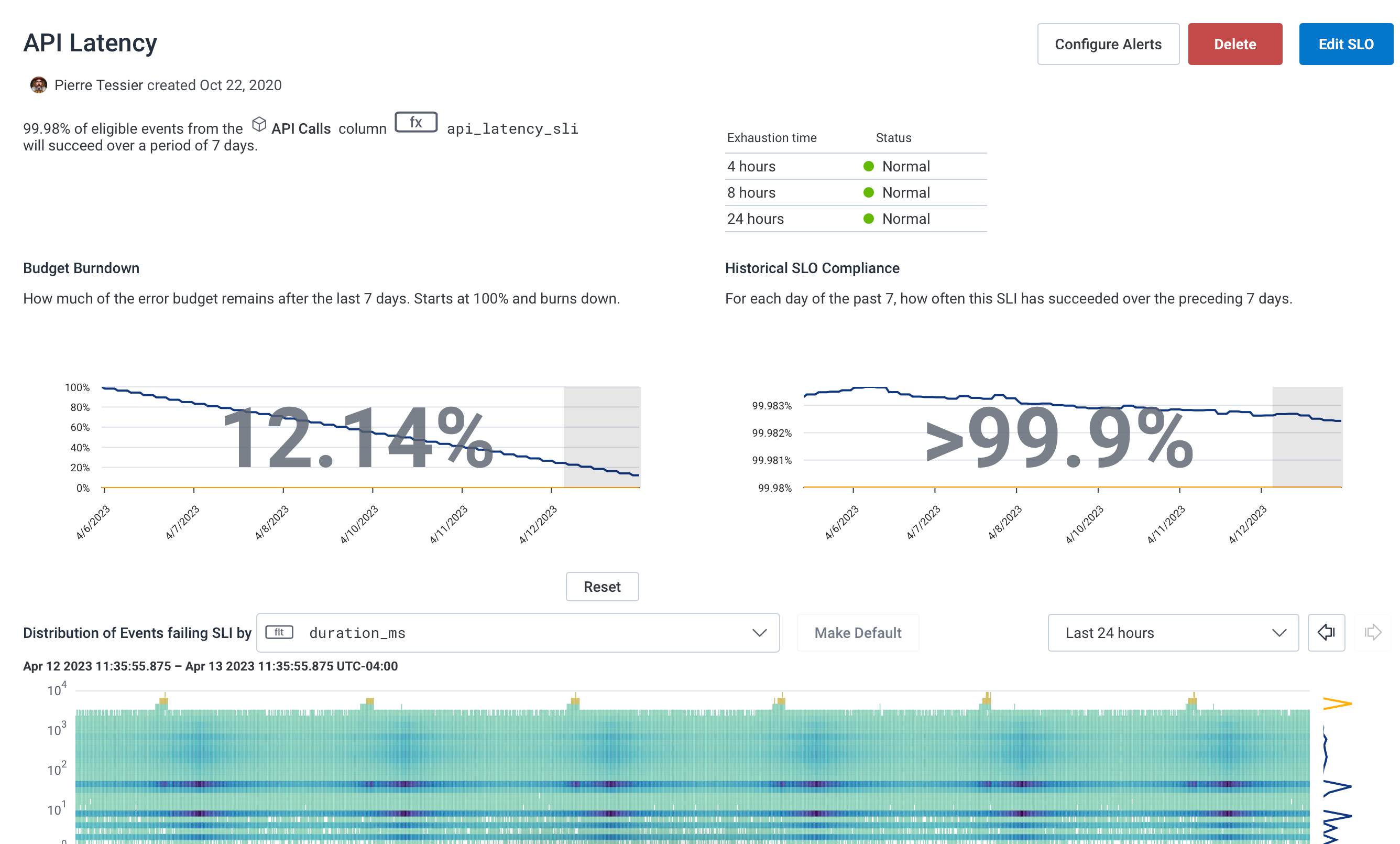 Honeycomb.io screenshot