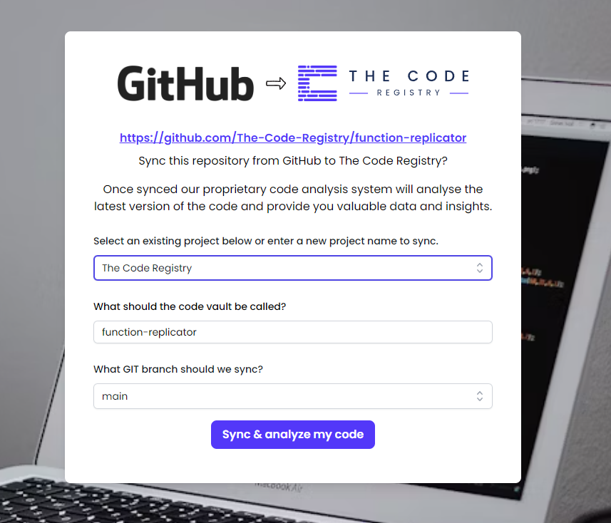 Code Vault Sync screenshot