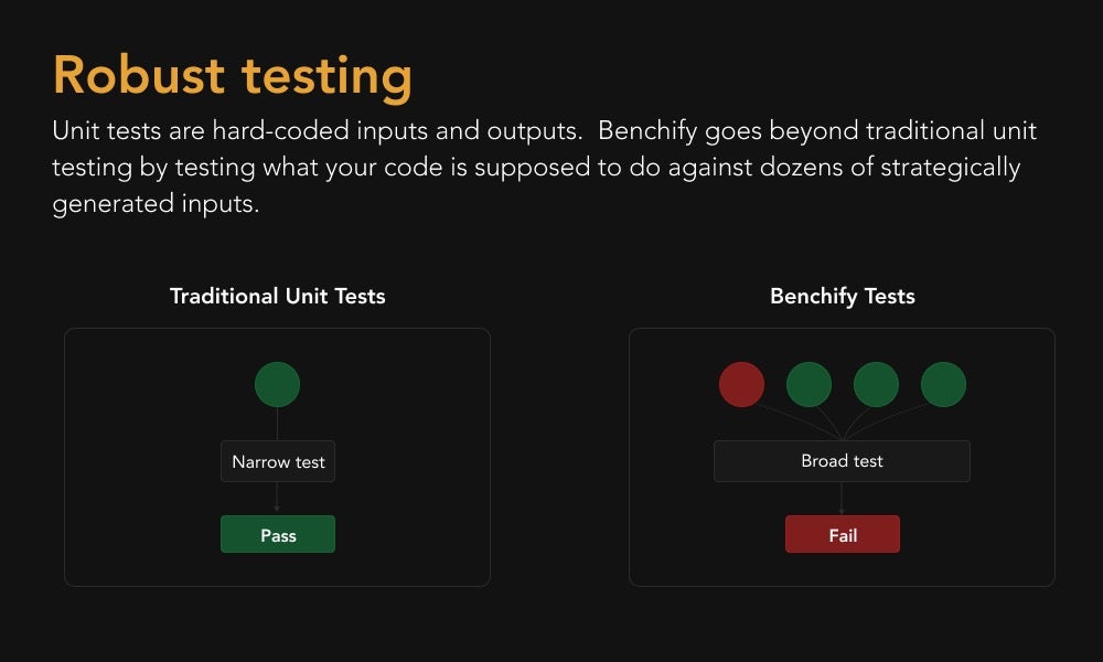 Benchify (YC S24) screenshot