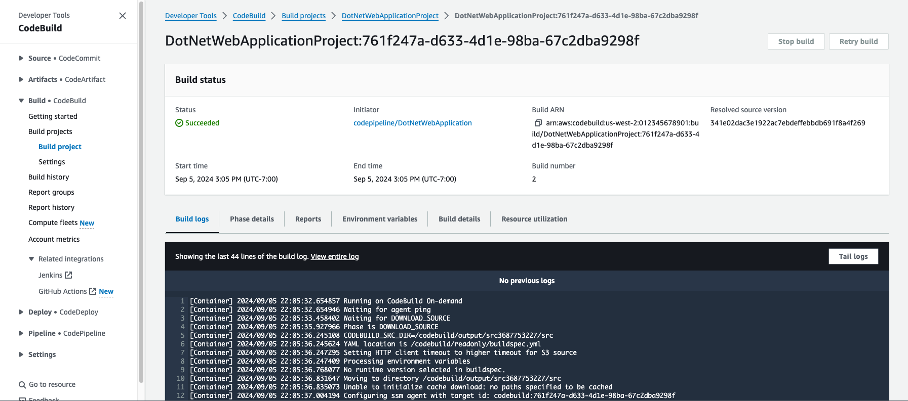 AWS Connector for GitHub screenshot