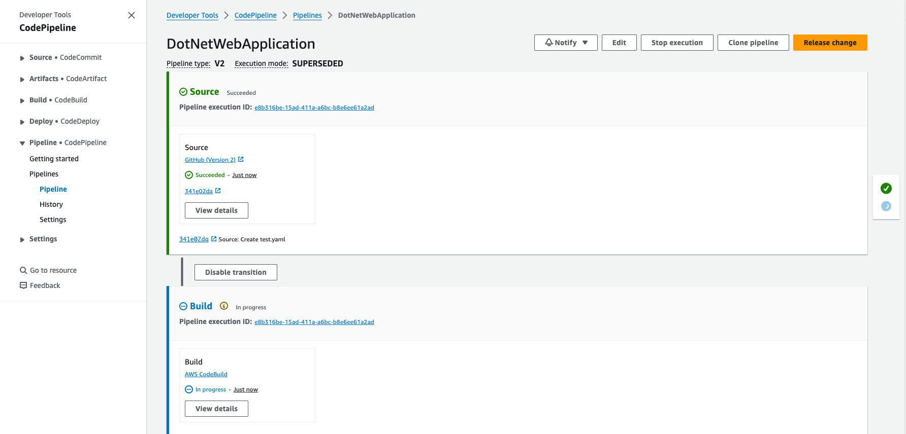 AWS Connector for GitHub screenshot