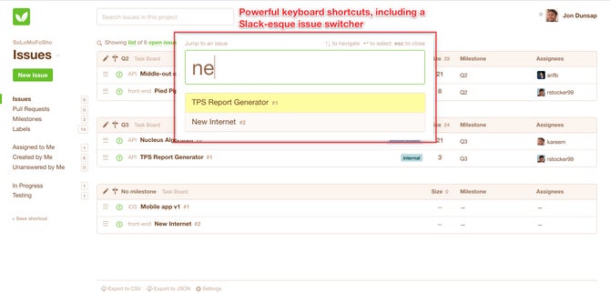 Hate the mouse? Us too. Loads of keyboard shortcuts to keep you productive.