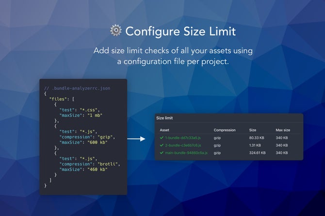 JS Bundle Analyzer screenshot