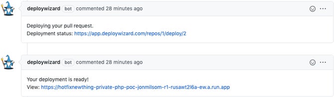 DeployWizard, screenshot 1