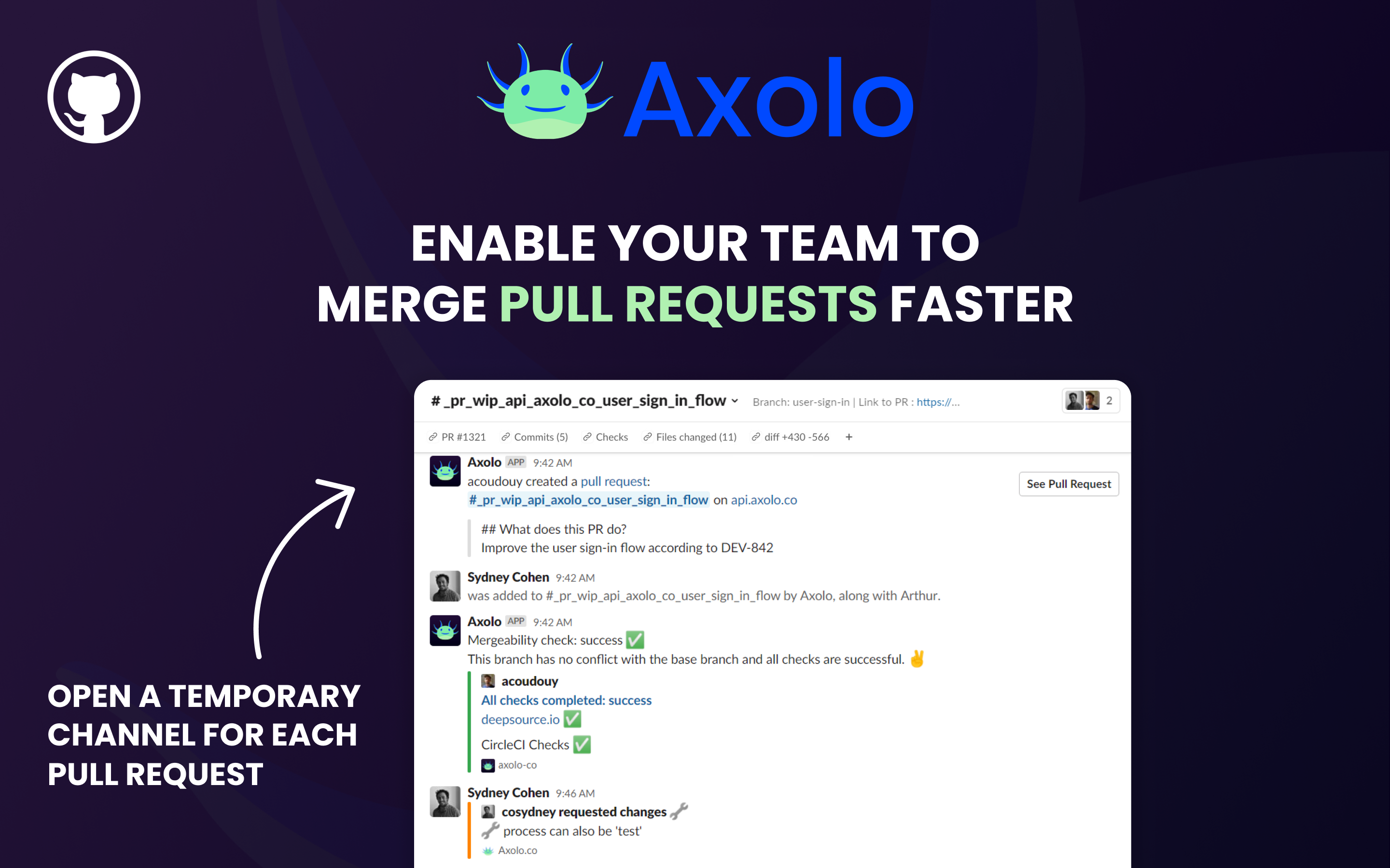 Axolo for Slack screenshot